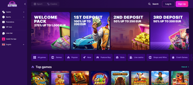 Slotrush casino betrouwbaar